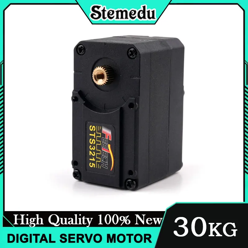 

ST-3215 30kg Digital Servo 360° Magnetic Encoder High Torque Waterproof for RC Robot Arm Continuous Rotation Bracket
