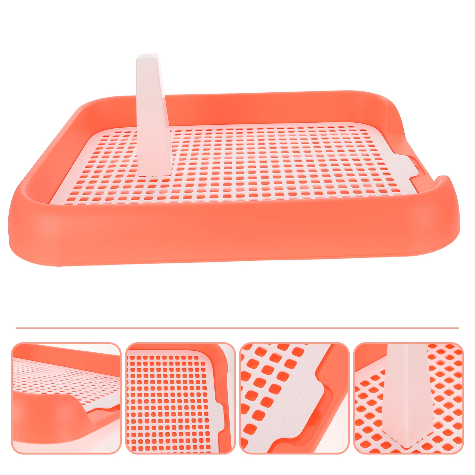 

Dog Toilet Mesh Potty Tray Litter Pan Training for Puppies Small Dogs Seat PP Material Easy Cleaning Anti Slip Portable Pet