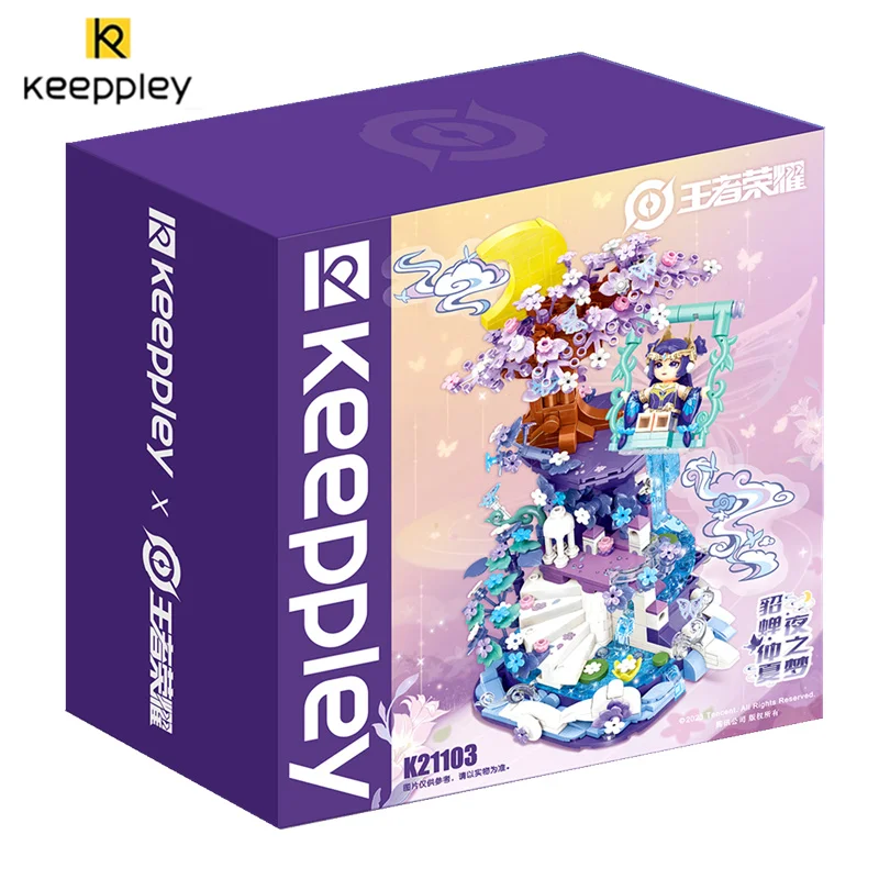 

Keeppley Building Blocks Honor of Kings Game Classic Skin A Midsummer Night's Dream Splicing Model Toy Desktop Ornament Gift