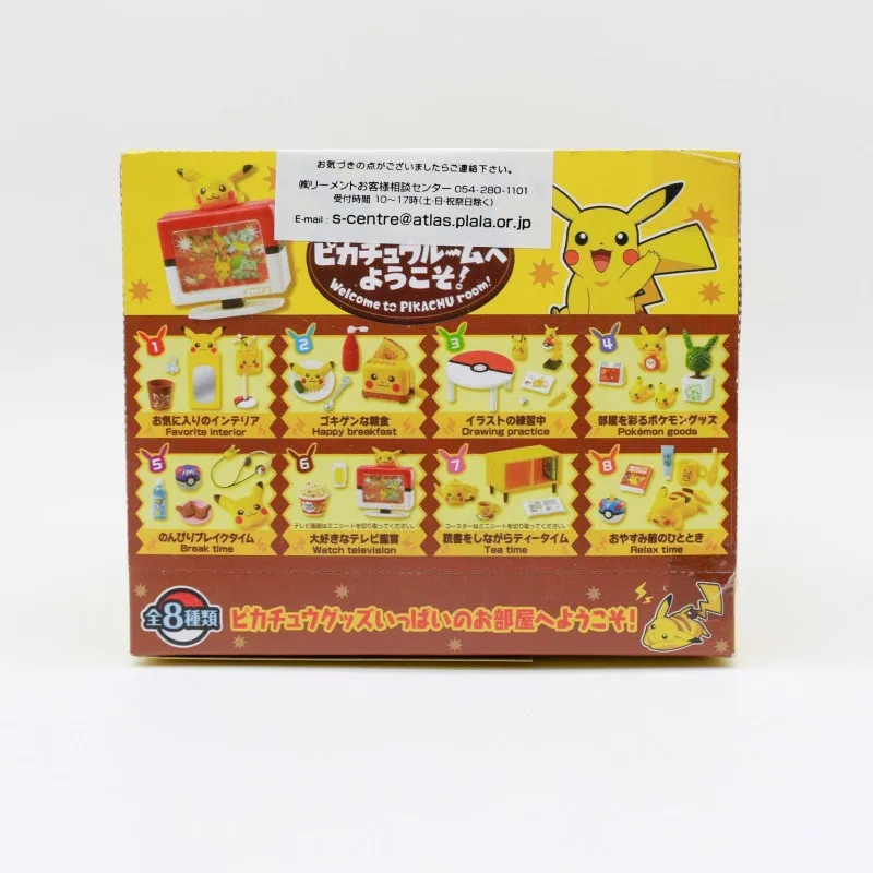 

Pokemon Blind Box Toys Pikachu Room Miniature Scene Anime Figure Doll Gifts Toys Collect Ornaments Kids Gifts