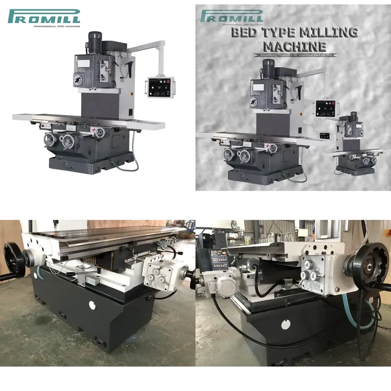HCY Promill Heavy Vertical Bed Type Milling Machine XA7150W Multi-Voltage 1 Year Warranty ISO50 Spindle 20-2000 RPM