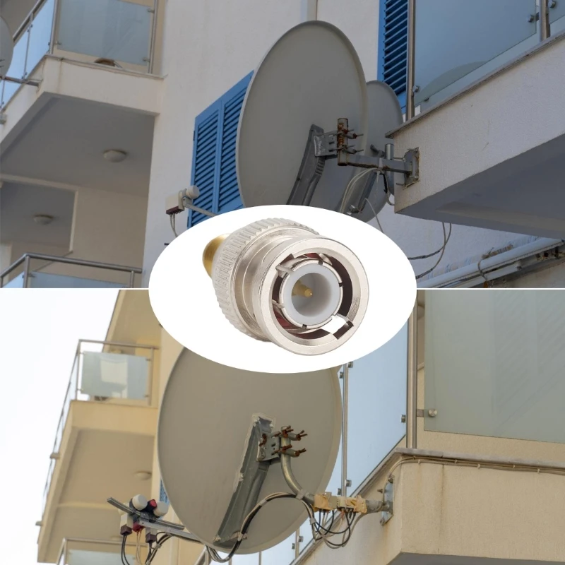 محول الإناث الذكور BNC/SMA JK إشارة محول إشارة لأنظمة أجهزة الكمبيوتر H8WD