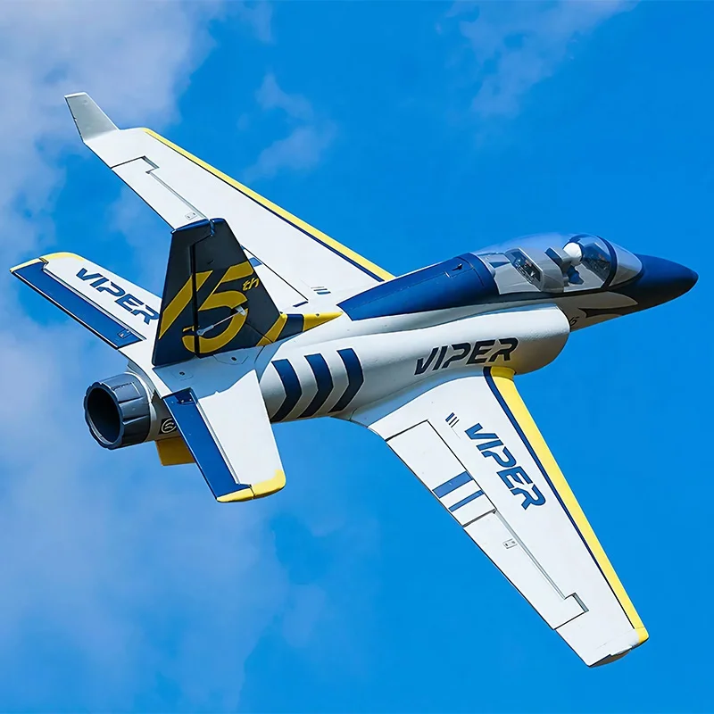 

15th Anniversary FMS 70mm Viper EDF Jet PNP RC Jet Kit with Precision Flight Metal Gear Digital Servos Acrobatic