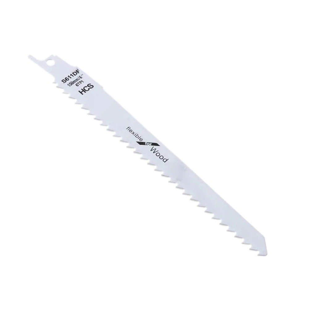150mm Woodworking Reciprocating Saw Blade S611DF Reinforced Tooth Wood Cutters HCS Board Cutting Metal Cutting High Quality