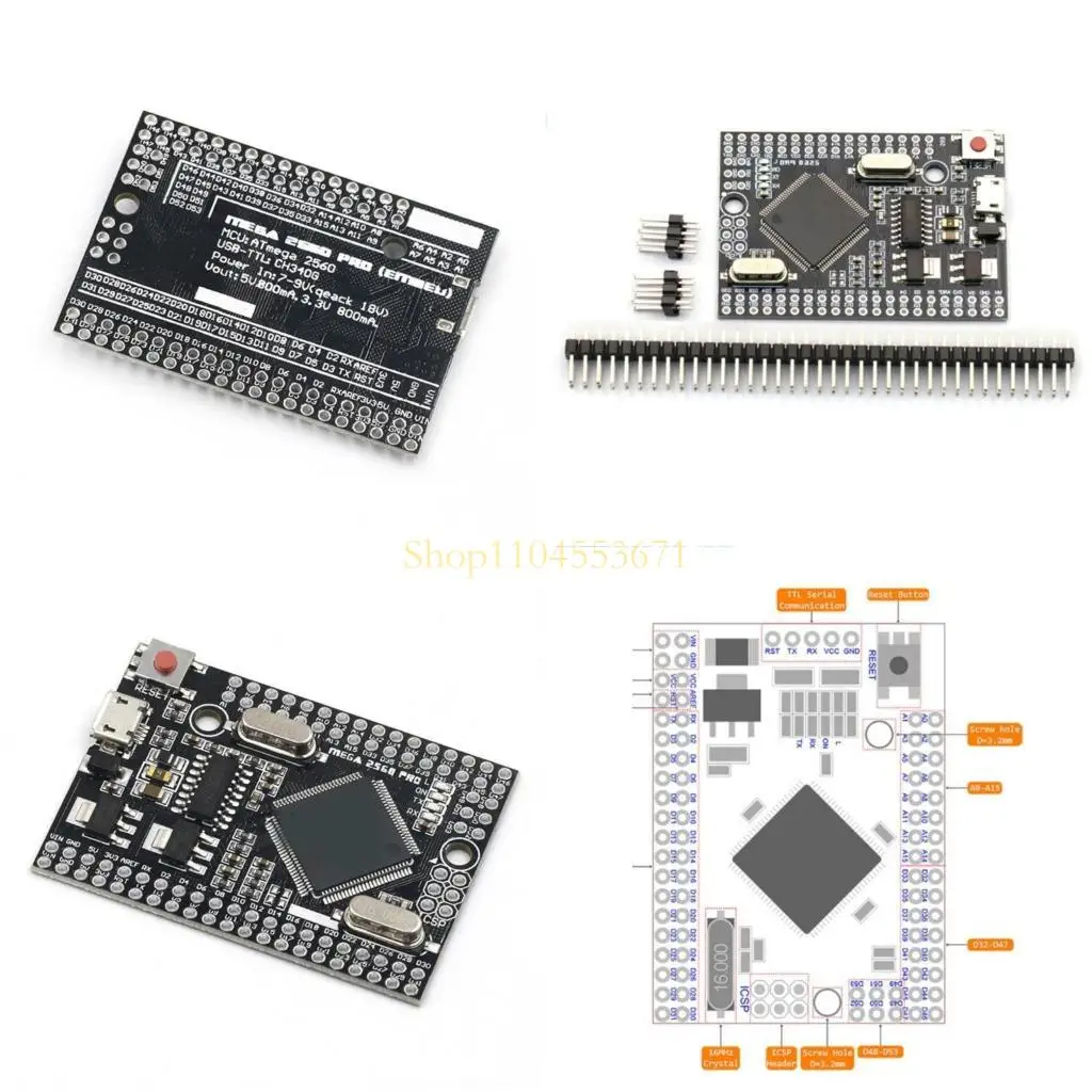 

Бестселлер встроенный модуль Mega2560 CH340G/ATmega2560 ATmega2560Pro, макетная плата, интерфейсы USB C для встроенных DIY