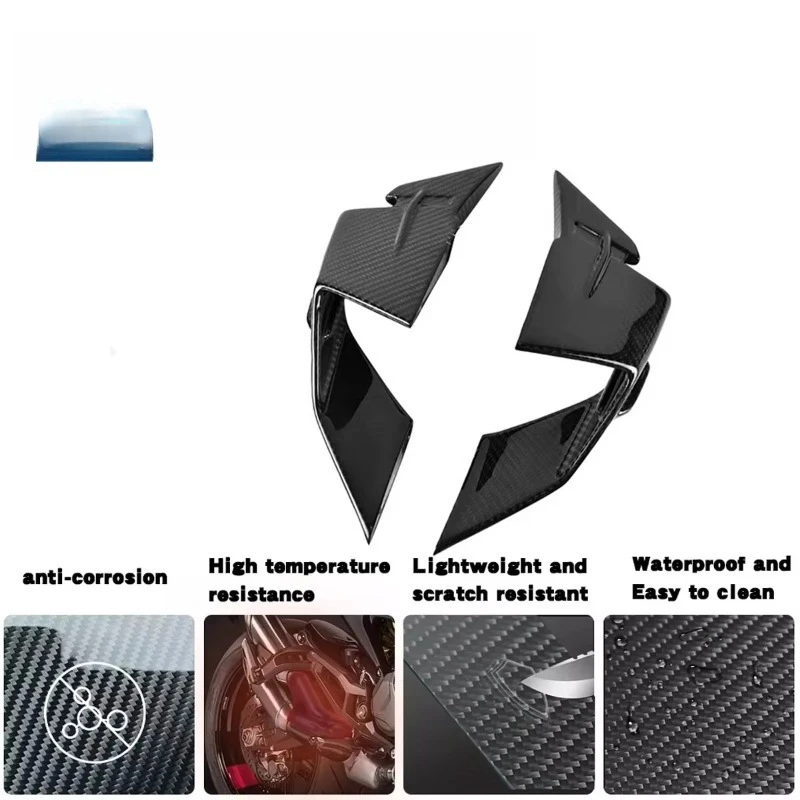 2023 2024 for S1000RR Carbon Fiber Winglets Motor Fixed Side Wings Spoiler Fairing Kits S1000RR Strasse Modified
