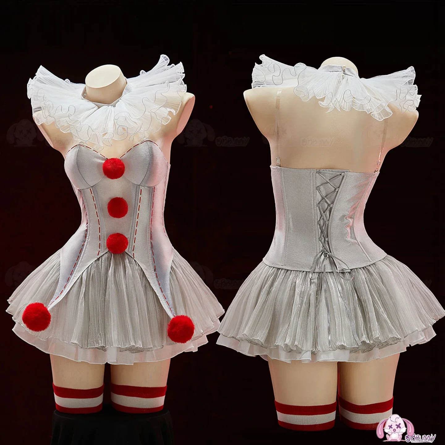 

Anime Silver Joker Halloween Dress Sexy Lingeries Private Photo Shoot Female