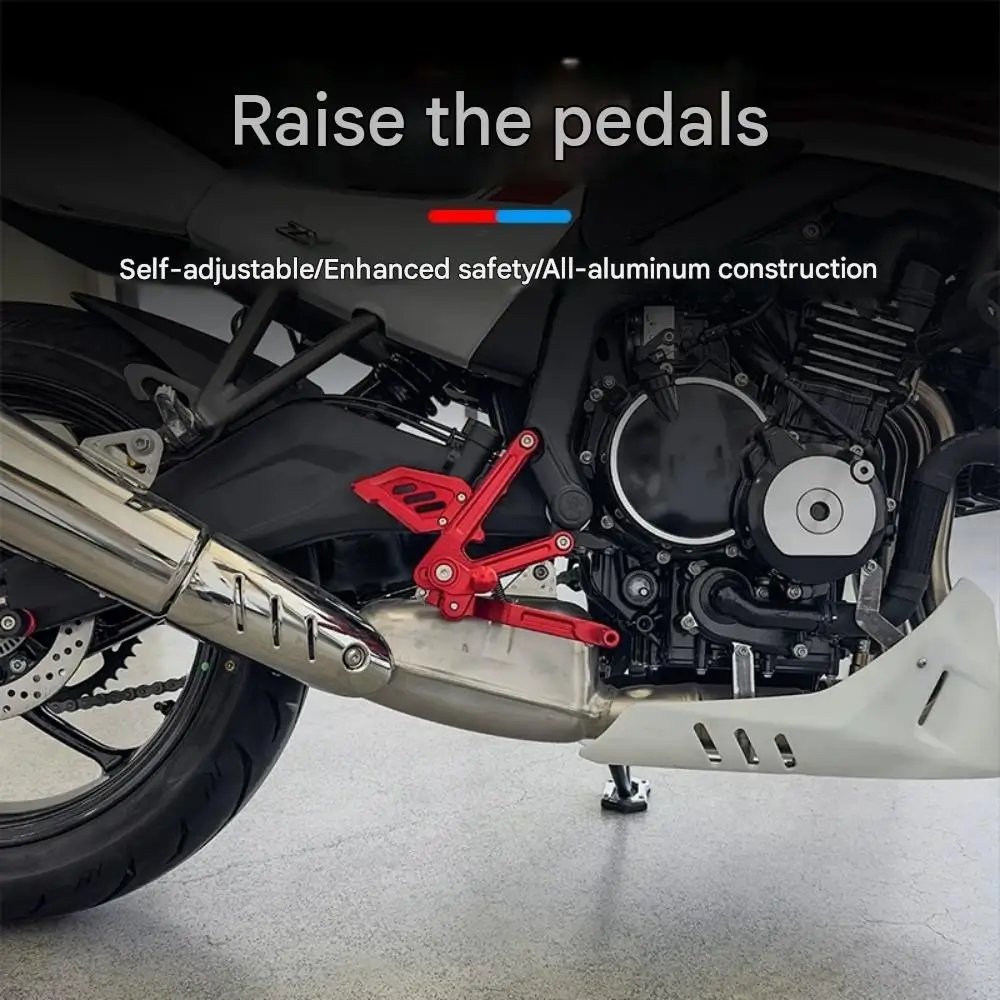 ZXMOTO 500F High-Performance Adjustable Rear-Set Assembly – Premium Aftermarket Part with Non-Destructive Installation
