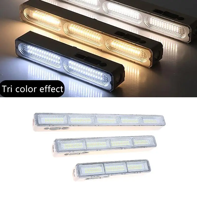 

LED Camping Multi-Function Work Light With Hook USB Rechargeable Underhood Work Lamp Bar For Car Repair Outdoor Lighting