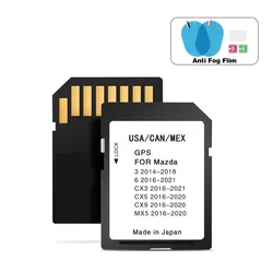 Newest Update Maps Version Navigation SD GPS Card North America for Mazda 3 6 CX3 5 9 MX5 Free Shipping