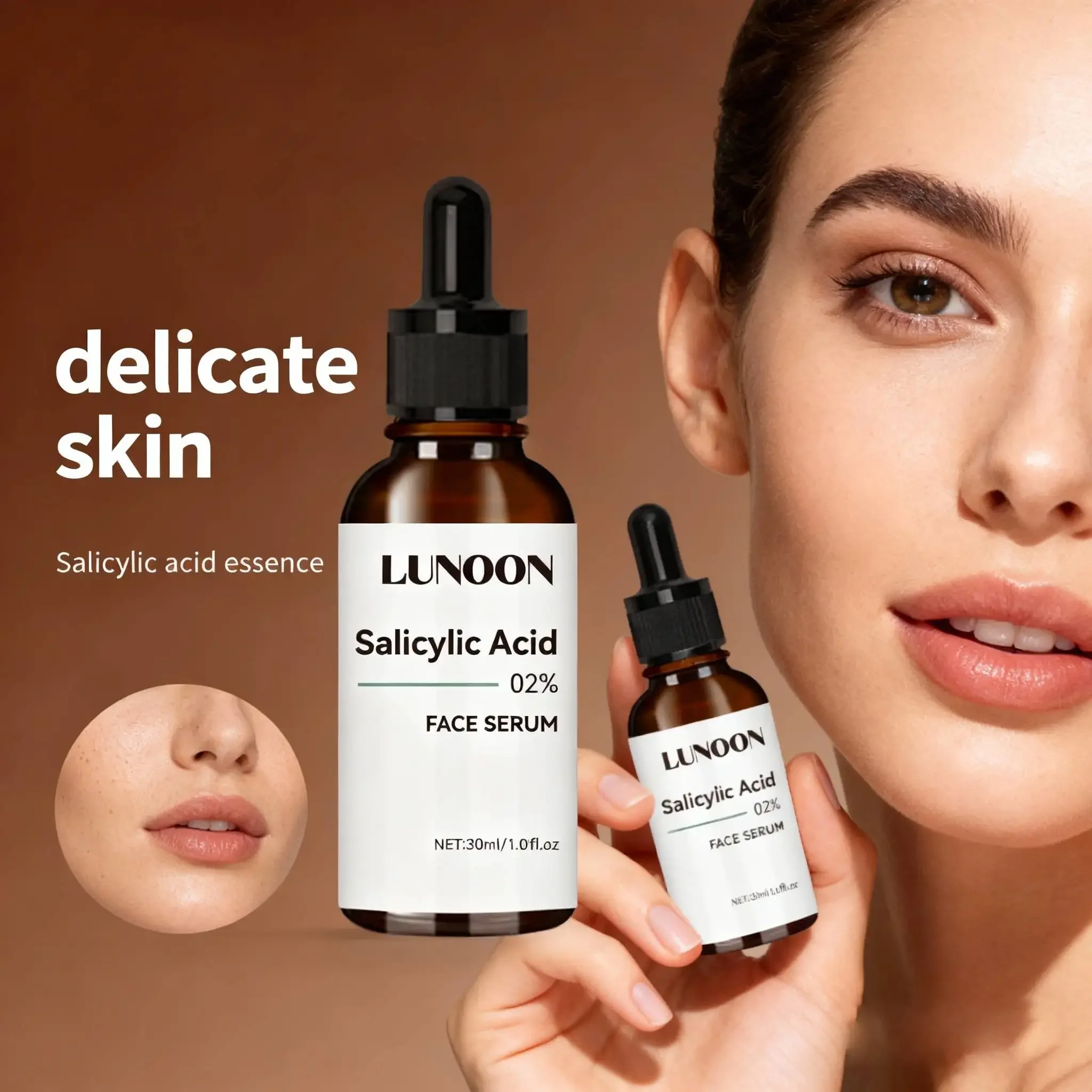 مصل تبييض الوجه، جوهر مغذي لتفتيح البشرة، يتلاشى فرط التصبغ، جميع أنواع البشرة، العناية بالبقع الداكنة والشيخوخة 30 مل