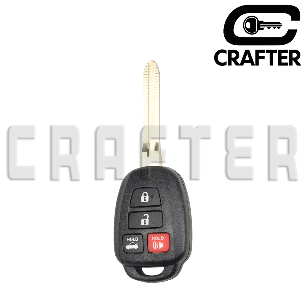 

Key Crafters HYQ12BDM 314.3MHz ID8A Or 4D 72G CHIP HYQ12BDP HYQ12BEL Remote Car Key For Toyota Corolla Camry 2012-2017