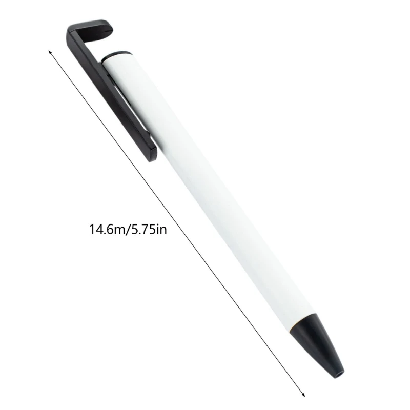 Bolígrafo retráctil transferencia calor, bolígrafo sublimación en blanco para impresión completa, 10 Uds.