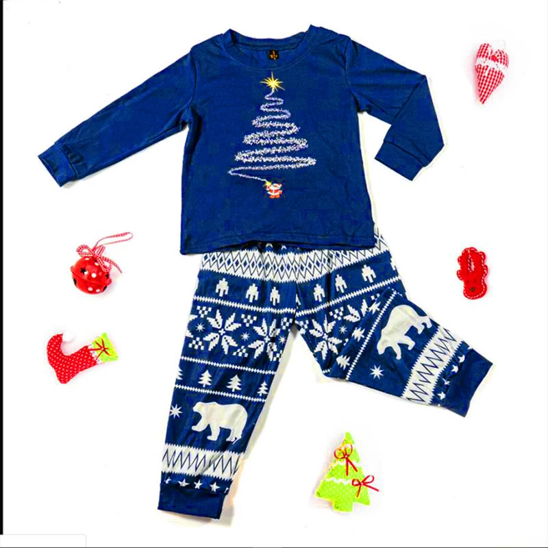 Family Christmas Pajamas 2023 Mother Father Kids Matching Clothes Look Outfit Mommy And Me New Year\'s Costumes Pyjamas