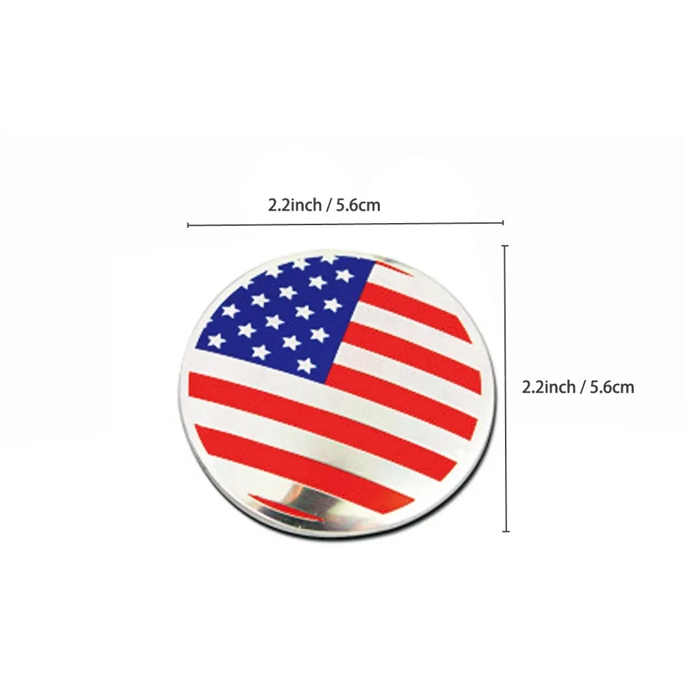 4 قطعة 56/60 مللي متر العالمي الولايات المتحدة الأمريكية العلم الأمريكي عجلة السيارة مركز قبعات حافة Hubcap عجلات غطاء محور ملصق استبدال الملحقات