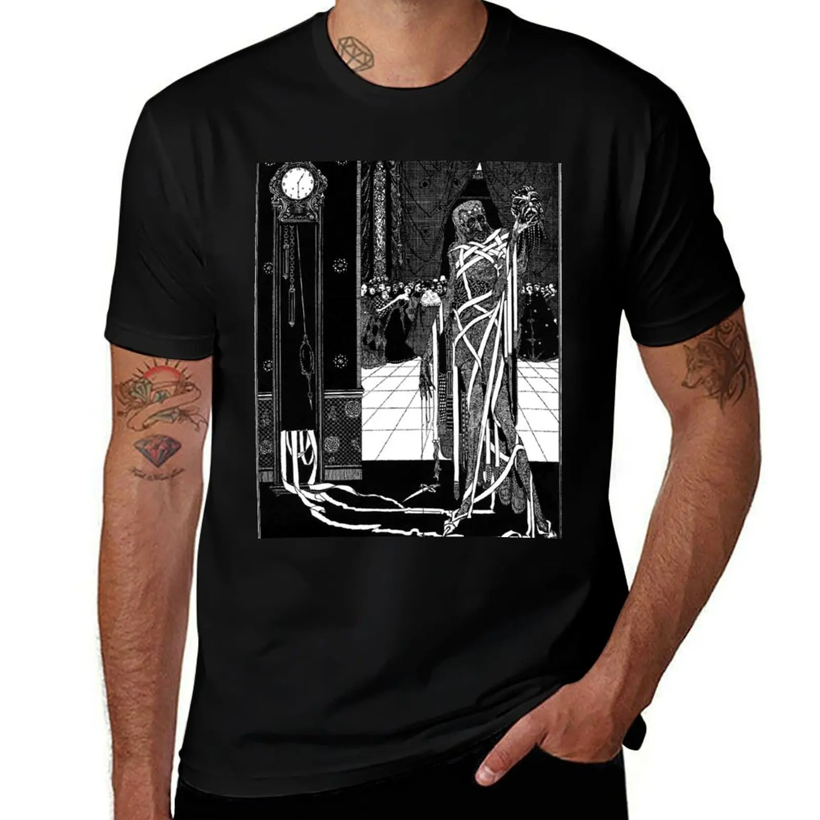 

The Masque of the Red Death: Harry Clarke: Edgar Allan Poe T-Shirt sublime custom t shirt anime sweat mens t shirts top quality