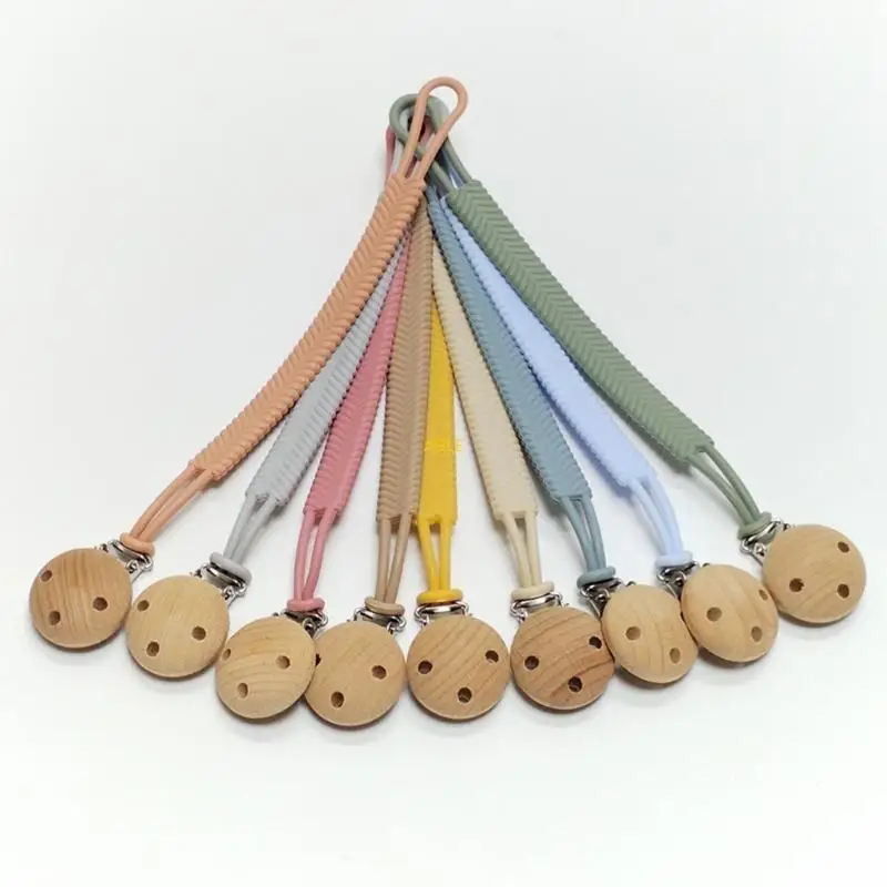 مقطع مصاصة سيليكون بصيص Binky حامل Bpafree Baby Pacifier Strap لـ & Beining Toy Best Down