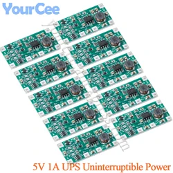 10pcs/1pc DC 5V 1A Charging Discharge Module 18650 Lithium Battery Voltage Converter UPS Uninterruptible Power Control Board