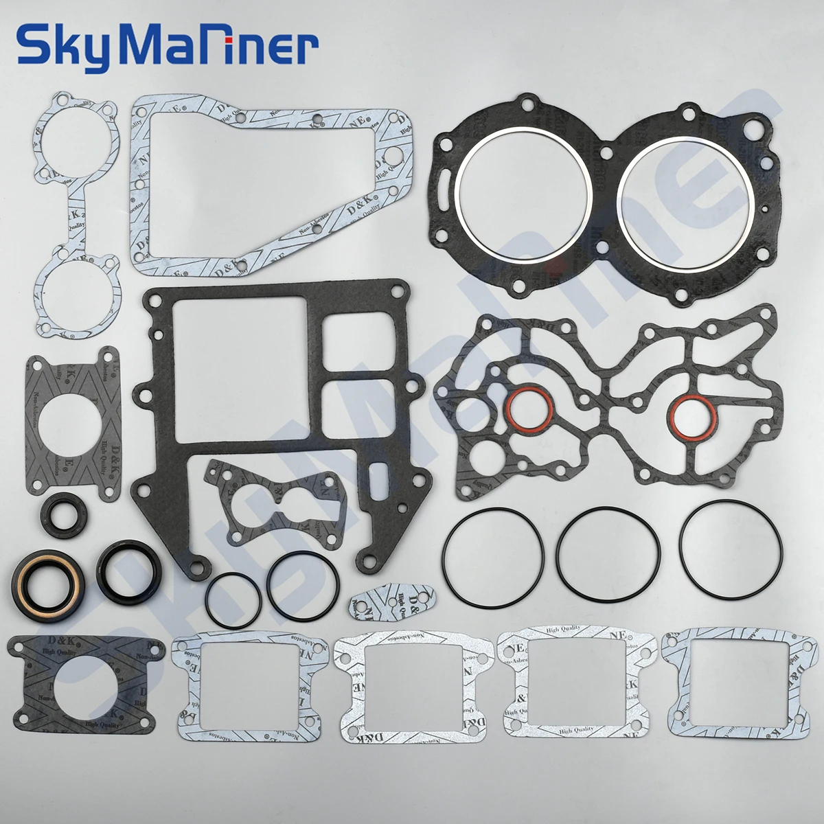 663-W0001-00-00 Boat Engine Power Head Gasket Kit Upper Casing  663-W0001-00 For Yamaha Ouboard Motor 2T 48HP 55HP 663-W0001