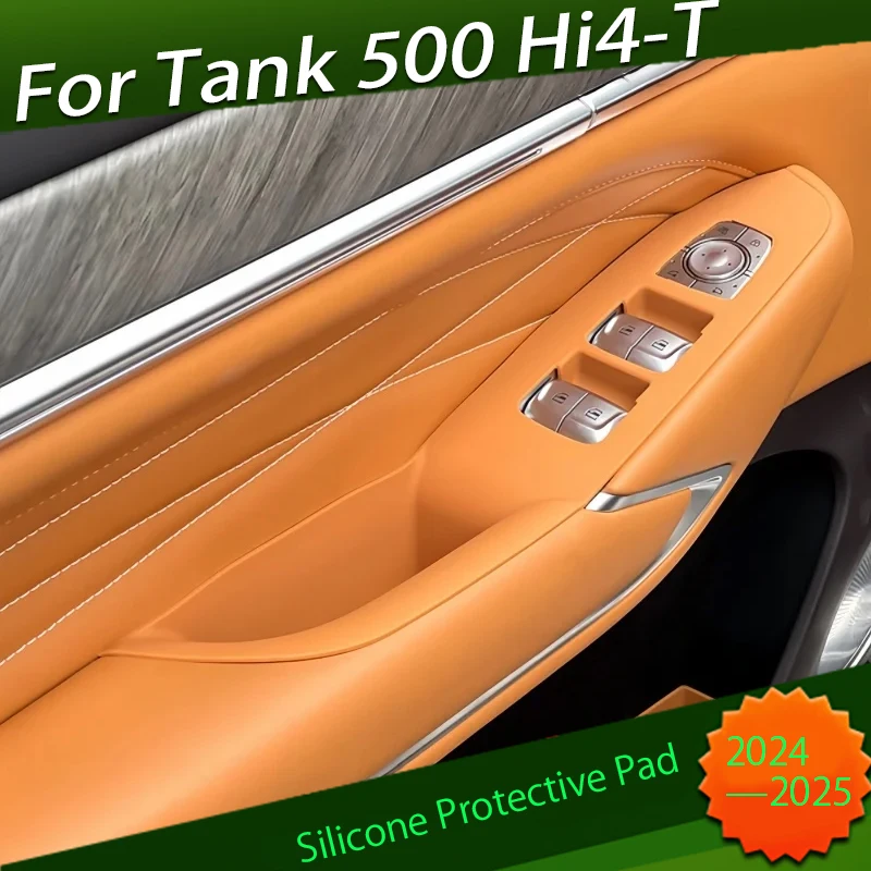 

Car Lifting Panel Silicone Protective Pad Fit for GWM Tank 500 Hi4-Z Hi4-T 2024 2025 Modified Auto Door Handle Storage Box