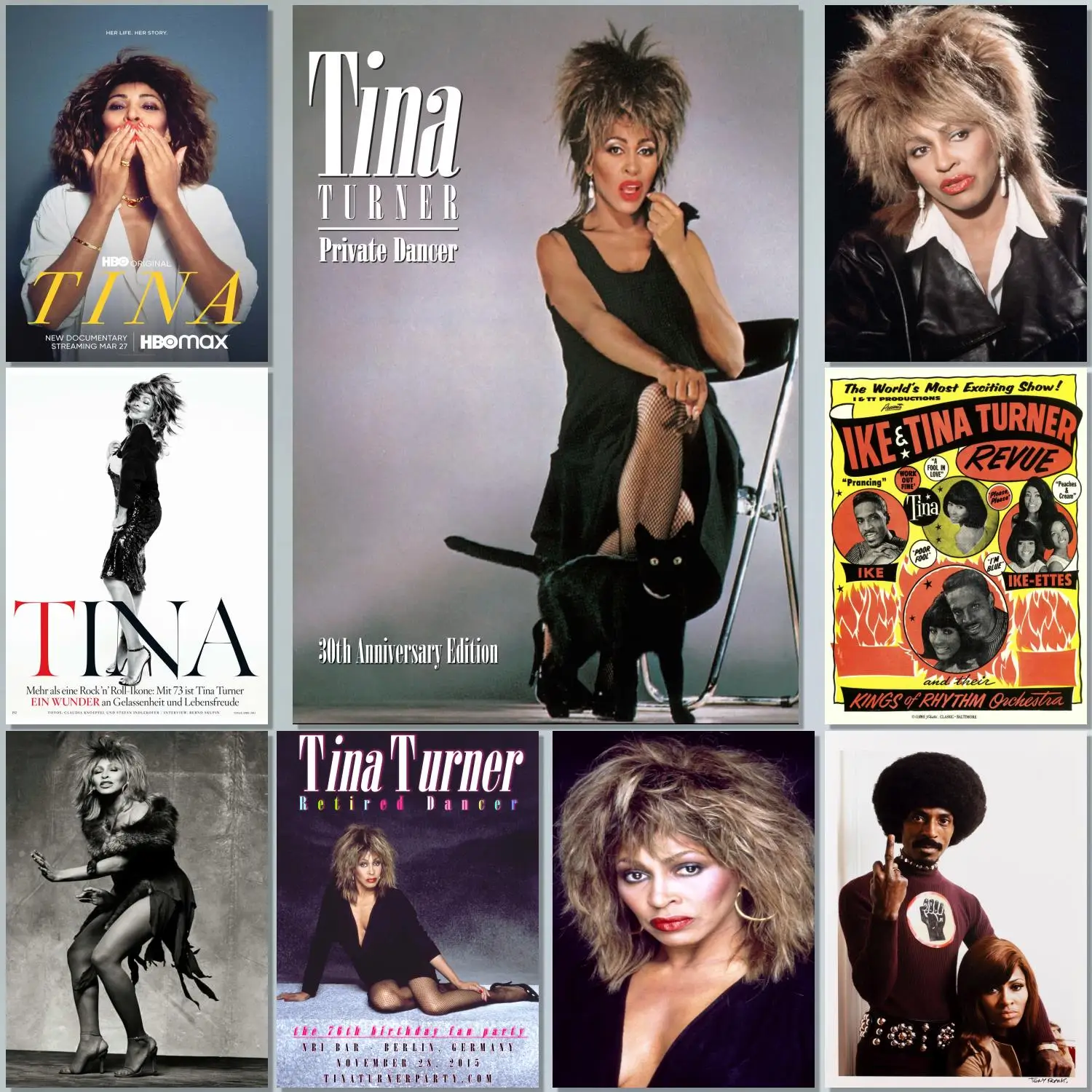 Singer Tina Turner Band Painting 24x36 Wall Art Canvas Posters room Modern Family bedroom Decoration Art wall decor