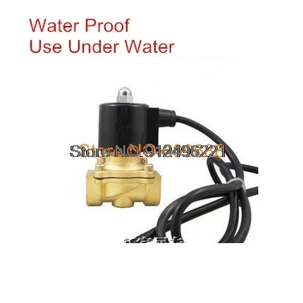 

2A-040-10 2A-160-10 Electronic Solenoid Valve Water Proof Use Under Water 3/8"