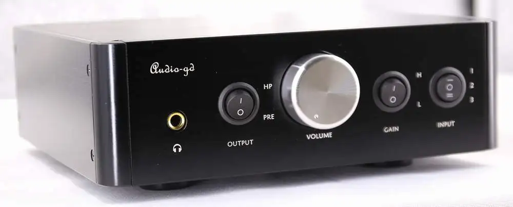 Audio-GD A-2 2500mW Class A headphone amplifier/pre-amplifier negative feedback-free design CAST technology discrete transis