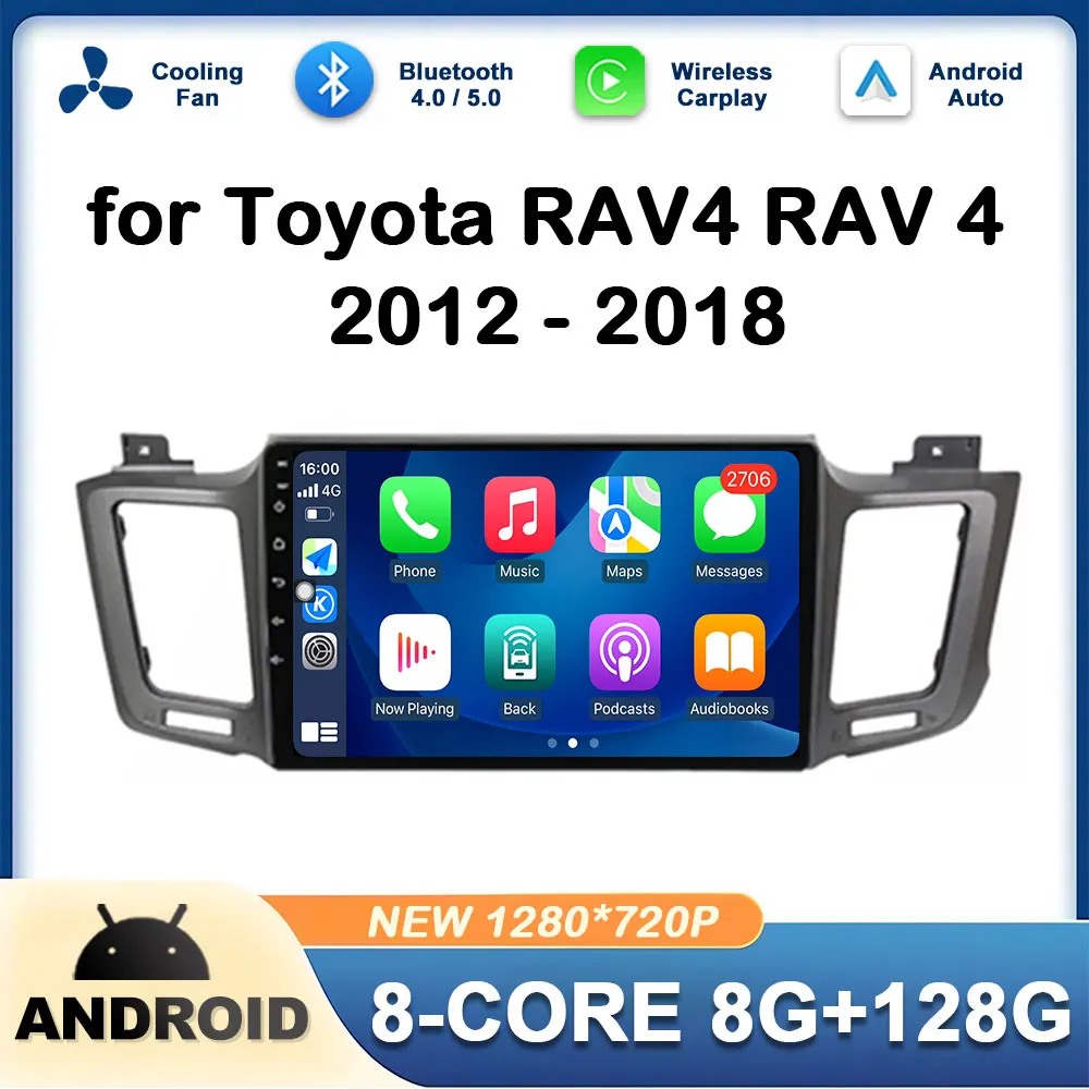 

Autoradio BT for Toyota RAV4 RAV 4 2012 2013 - 2018 DSP StereoCar Radio Multimedia Player GPS Navigation Intelligent System WIFI