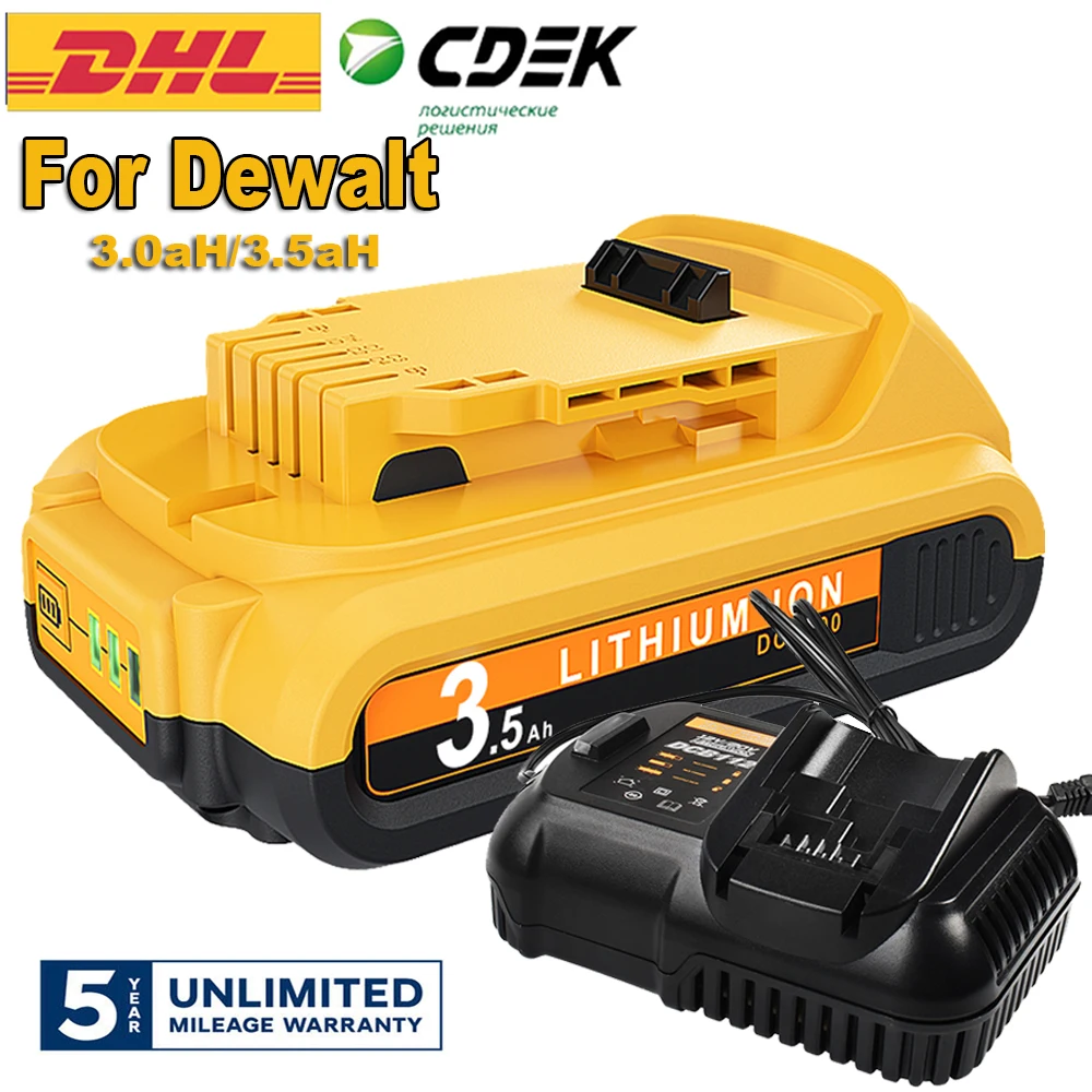 3500MAH 20V Baterry For Dewalt DCB200 Replacement Battery DCB200 DCB101 DCB115 Power Tool Baterry For Dewalt Li-ion Batteries