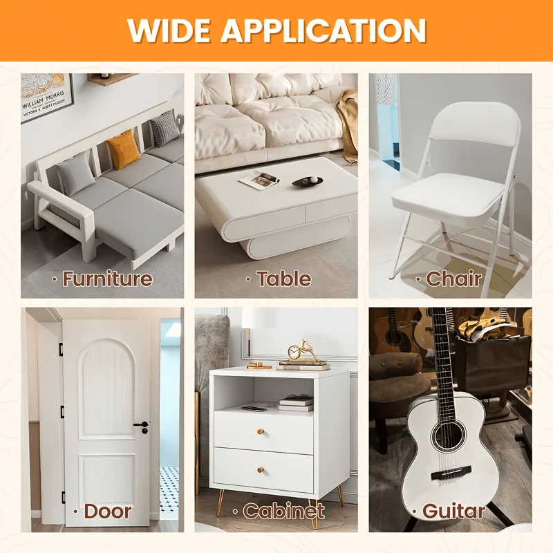 Pasta Reparadora de Madera KJM para Muebles Blancos, Mesa, Silla, Puerta, Eliminador de Arañazos, Cera Restauradora, Abrillantador