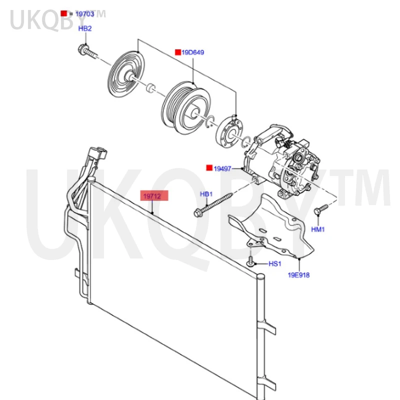 apply Fo x 10 Heat dissipation network 9M591970AA