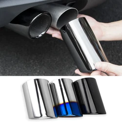 For Audi A4 B8 2009 2010 2011 2012 2013 2014 2015 Accessories Stainless Steel Car Exhause Tail Throat Pipe Trim Styling