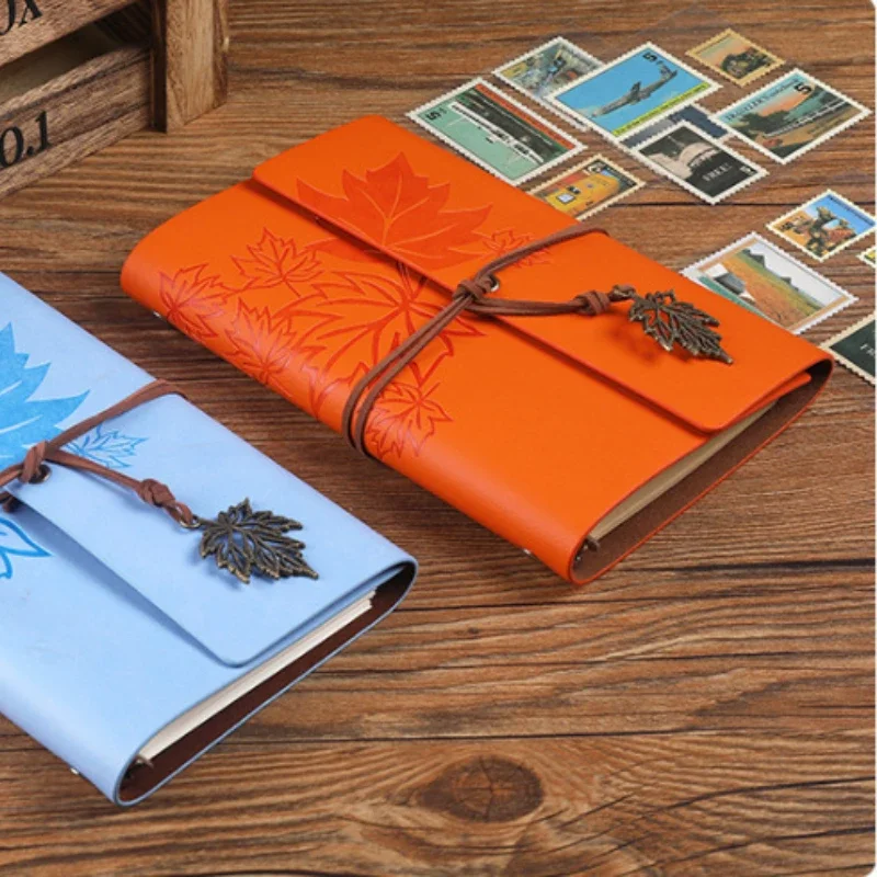 A7/A6/A5 Travelers Vintage Notebook PU Leather Blank Kraft Diary Note Book Journal Sketchbook Stationery School Office Supplies