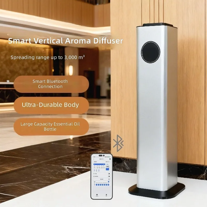 Commercial Floor Standing Aroma Diffuser, 500ml Essential Oil Diffuser for KTV, Spa, Odor Removal, Air Freshener Machine