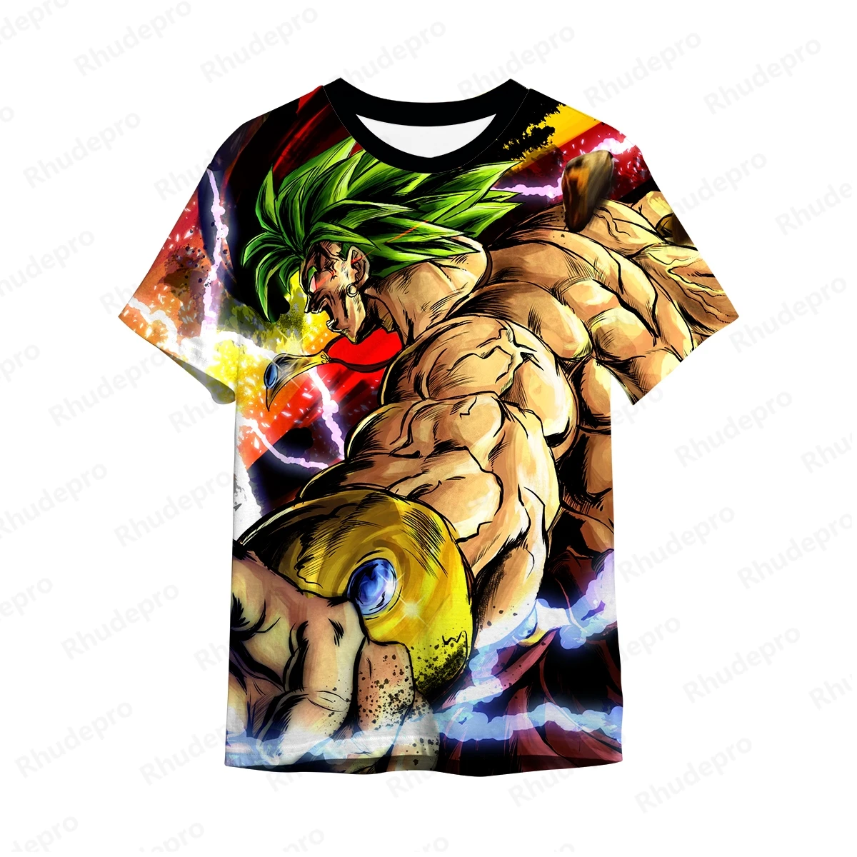 Japanese Anime Shirt Men Fashion Men's Goku Anime Streetwear Trend Super Saiya Vegeta Oversized Hip Hop Y2k Children's T-shirts