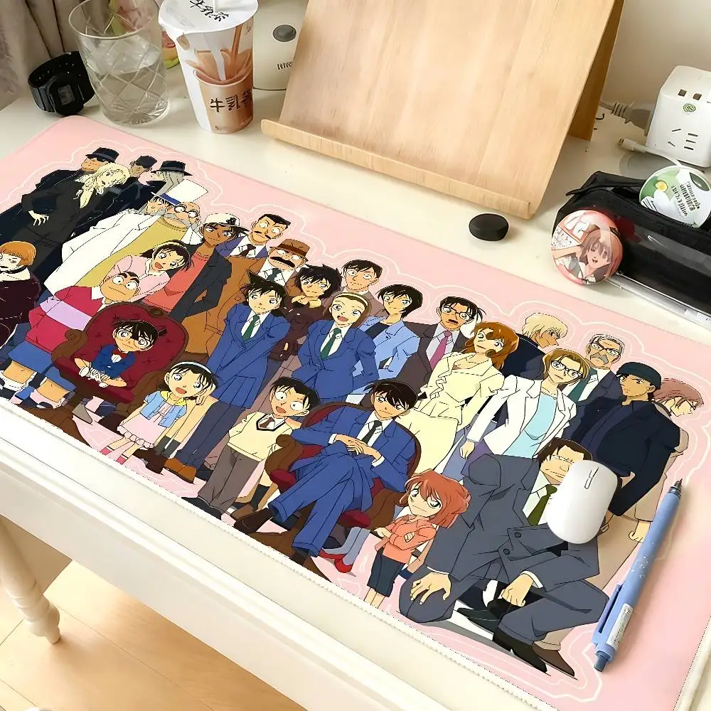 Anime C-detective-ConanS Cute Mouse Pad Computer Mat Deskpad Laptop Keyboard Mat Office Large Landscape Mousepad