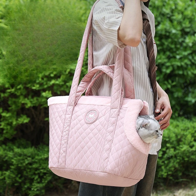 

Cat Bag, Pet Bag, When Going Out, Carry The Shoulder Bag with You To Keep Your Pet Warm and Comfortable. Cat and Pet Supplies