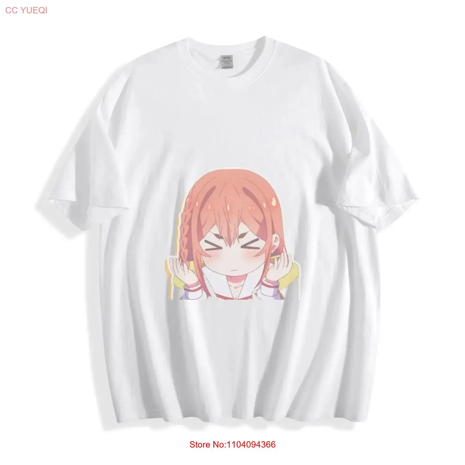 Rent a Girlfriend Sumi Sakurasawa T Shirt Cute Anime Blush Design  vintage Washed Versatile streetwear Top For Everyday Wear