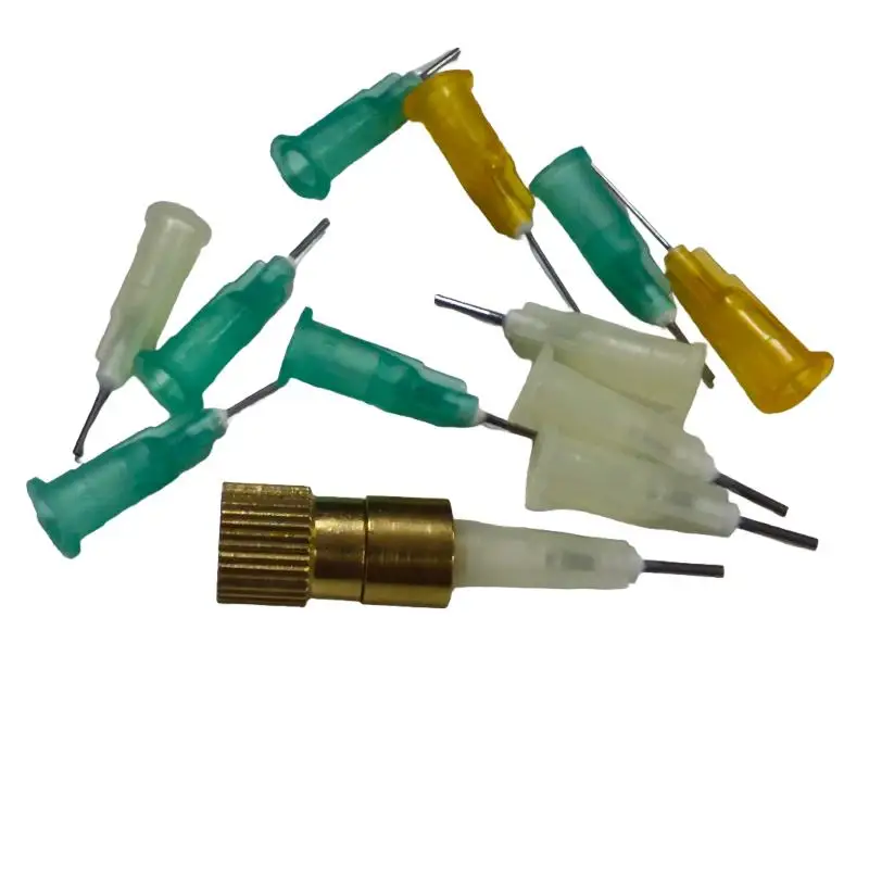 1 conjunto b7000 t7000 t8000 controle de fluxo de cola-conversor de fluxo de agulha cabeça de expansão adaptador de agulha adesiva