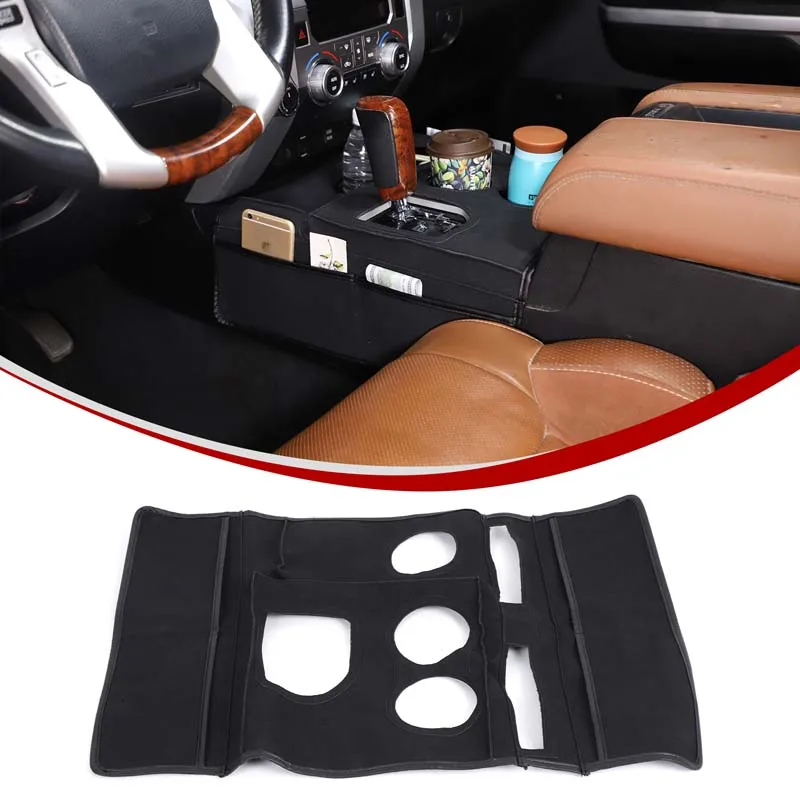 

For Toyota Tundra 2007-2021 Black Car Central Control Protection Cover Sticker Car Interior Protection Accessories