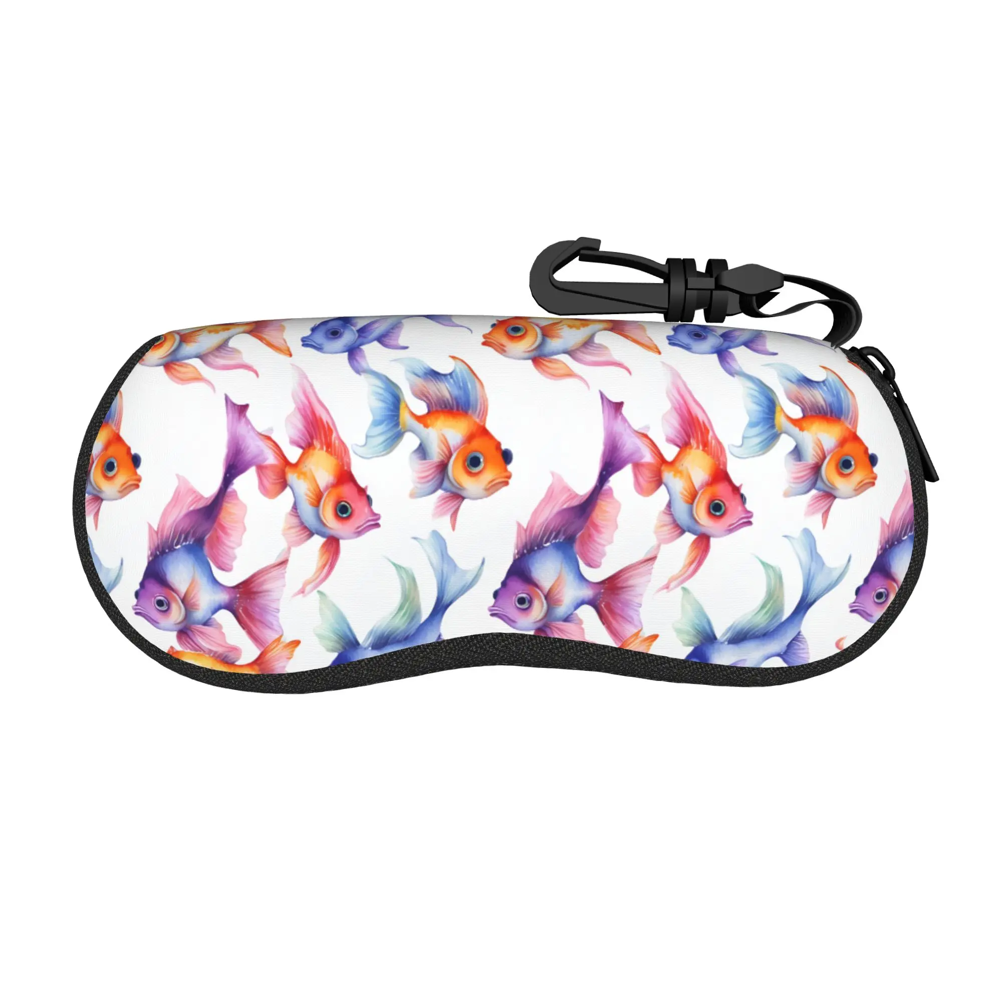 Traditional Goldfish koi fish  Accessories Glasses Case for Girl Waterproof Accessories  Glasses Box Cartoon Sunglasses Box