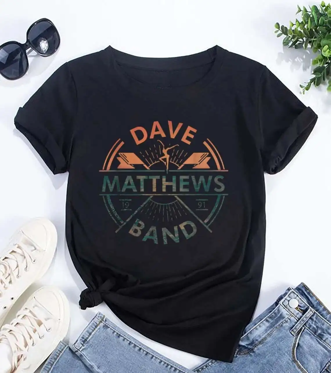 

Vintage Dave Matthews Band Fan Gift Black Size S To 4XL Unisex T-Shirt PP879