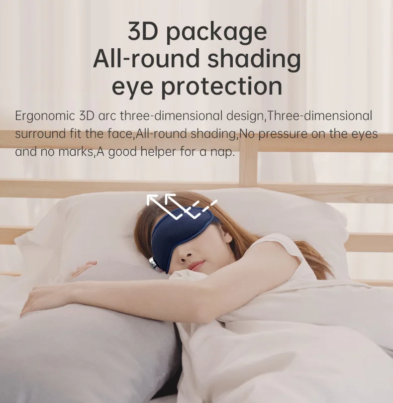 Rechargeable Eye Massager With Hot Compress & Vibration Infrared Heat Physiotherapy Type-C USB 500mAh Battery Home Use