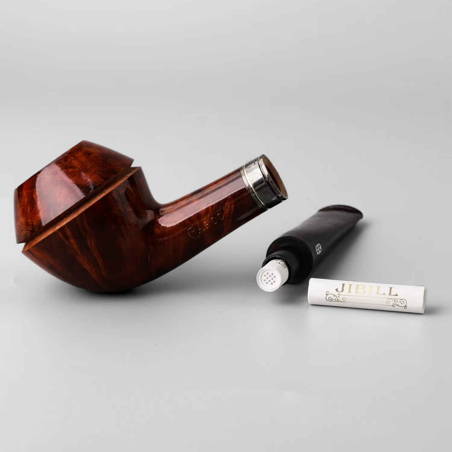 فلتر كربون نشط لأنبوب تدخين التبغ 6 مم/7 مم/8 مم فلتر سيراميك