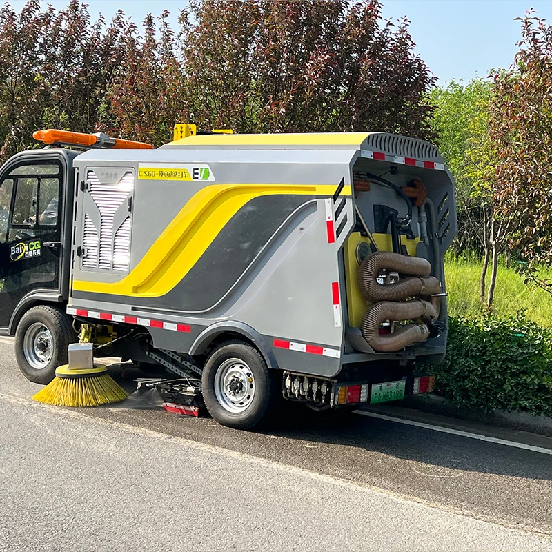Baiyi CS60 Ride On Electric Road Sweeping Cleaning Machine Industrial Floor Sweeper