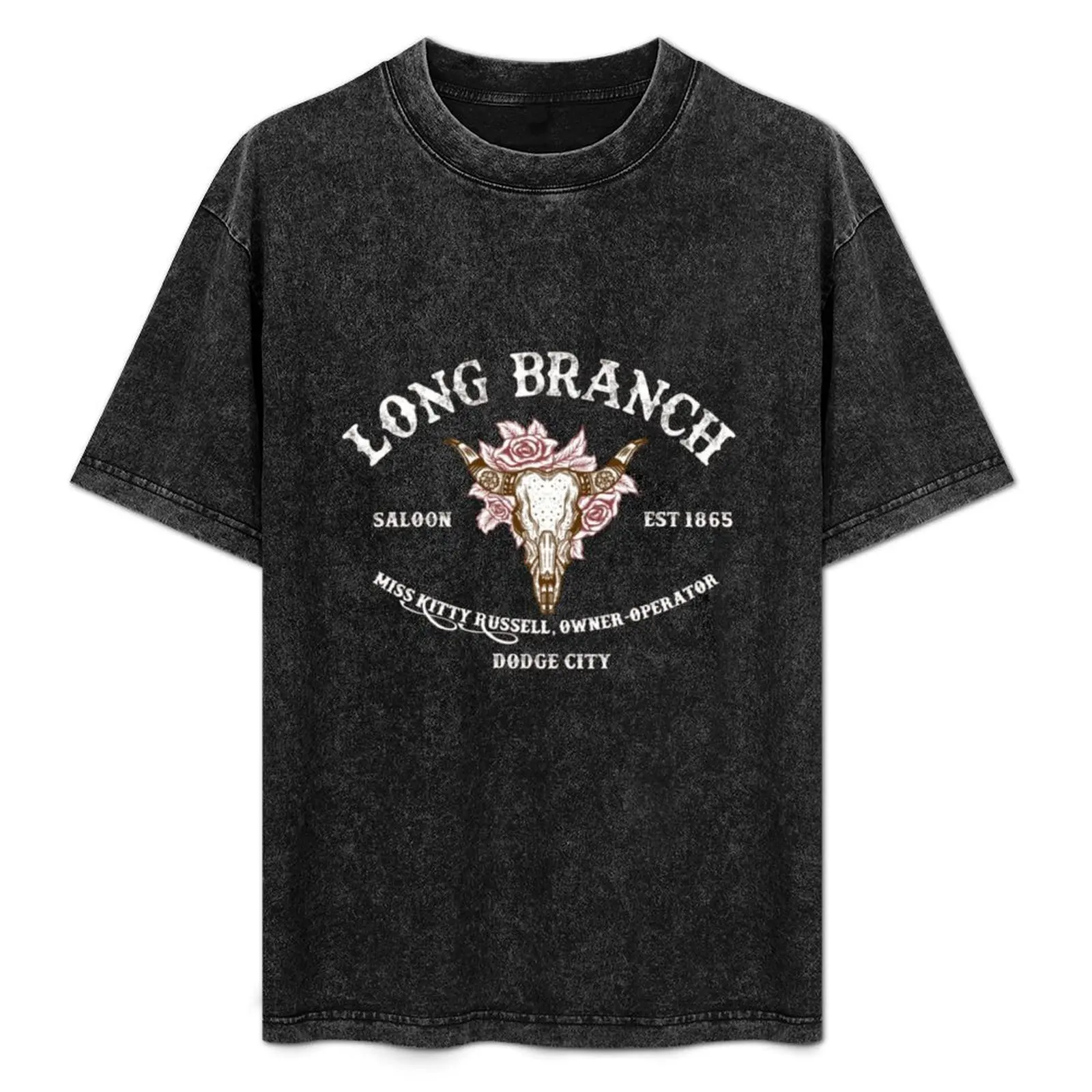 

Long Branch Saloon Gunsmoke T-Shirt Urban Style Casual Short Sleeve Top