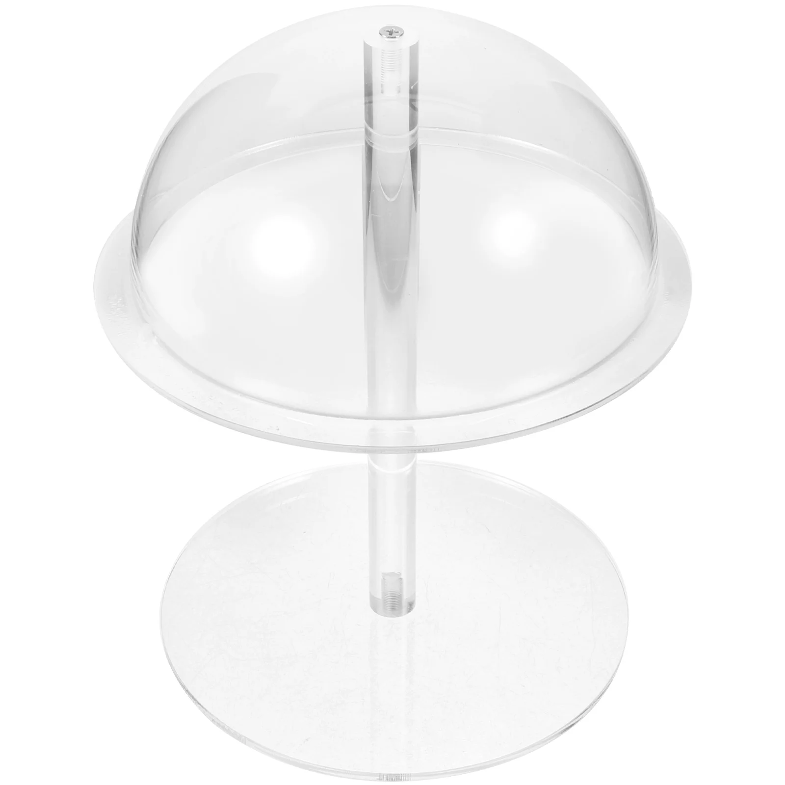 

Transparent Hat Rack Acrylic Stand Desktop Display Adjustable Height Cap Holder Easy Clean Stable Bottom Practical Long