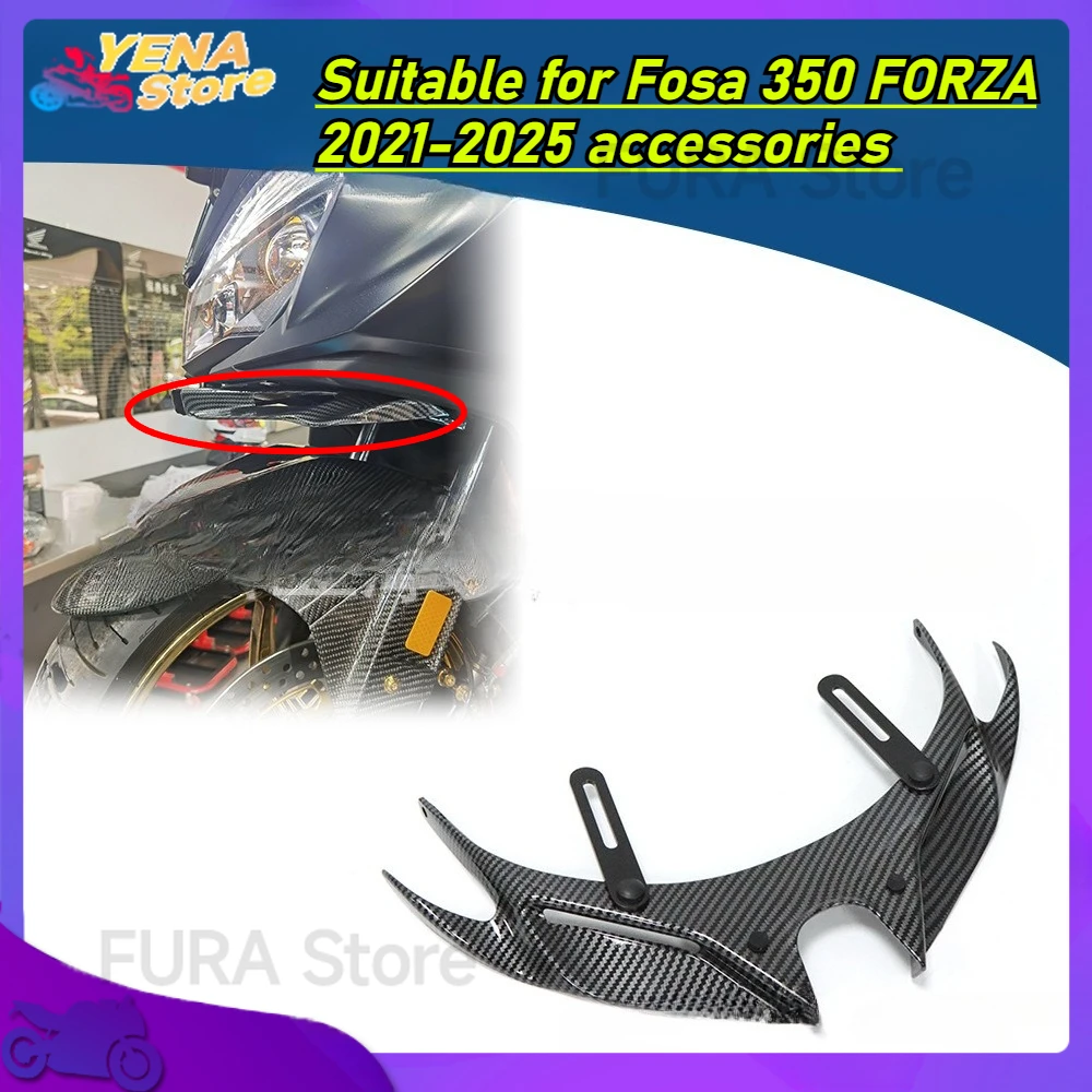 

Motorcycle front fairing aerodynamic wing lower cover protection - suitable for Fosa 350 FORZA 2021-2025 accessories