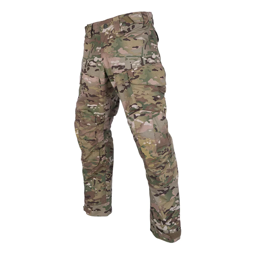 New Men Assault Scratch Resistant Outdoor Training Pants Can Be Fitted With Knee Protective Climbing Camouflage Tactical Pants