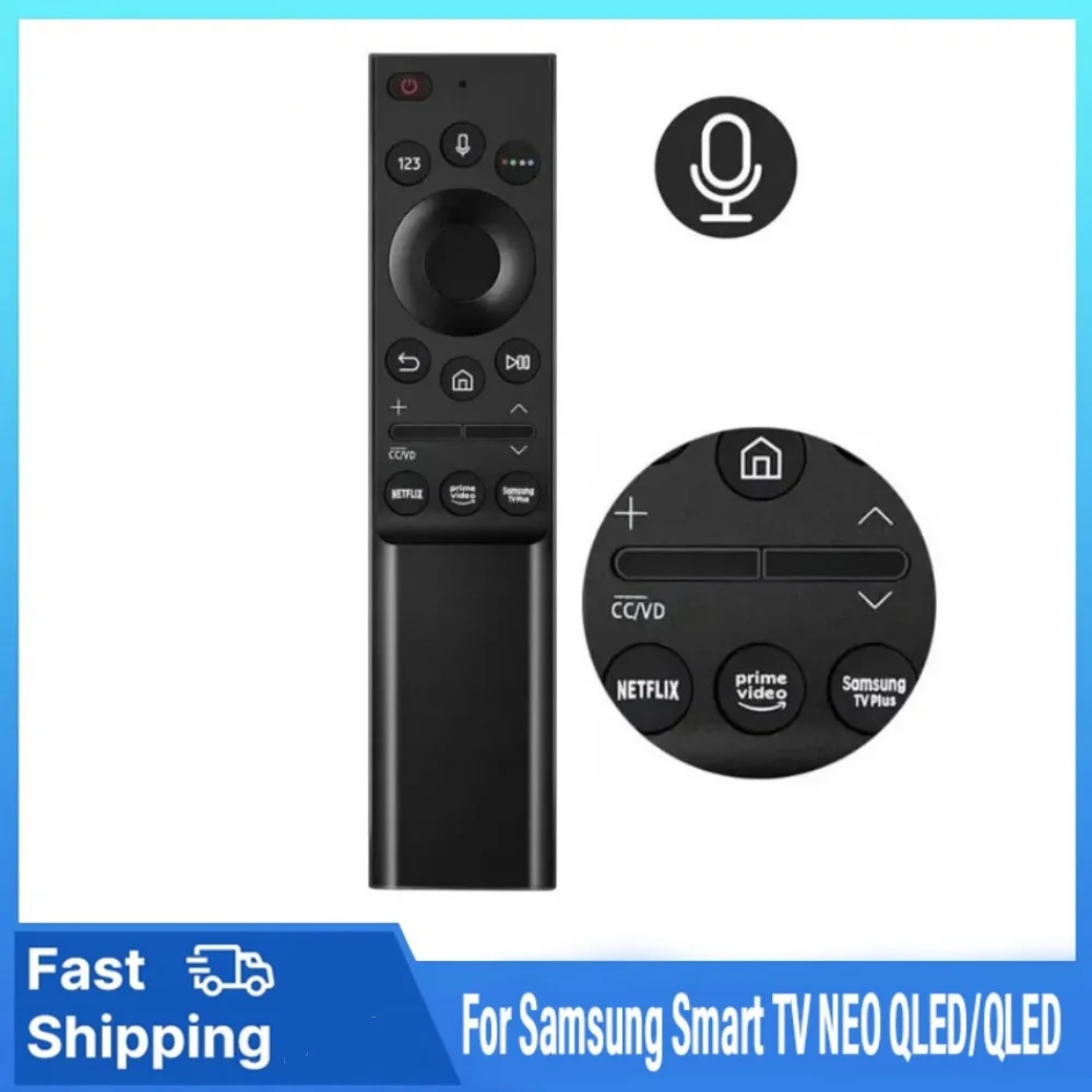 

BN59-01363 Voice Remote Control Universal For Samsung Smart TV NEO QLED/QLED Series Compatible QN43LS03AAFXZA QN55LS03AAFXZA